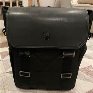 Paperclip Diaper Bag like new black